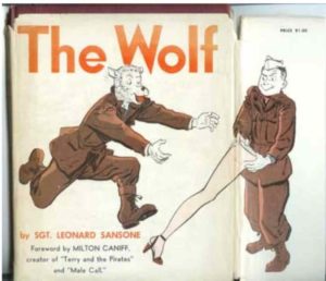 Here's the orginal dust jacket for The Wolf (published 1945)